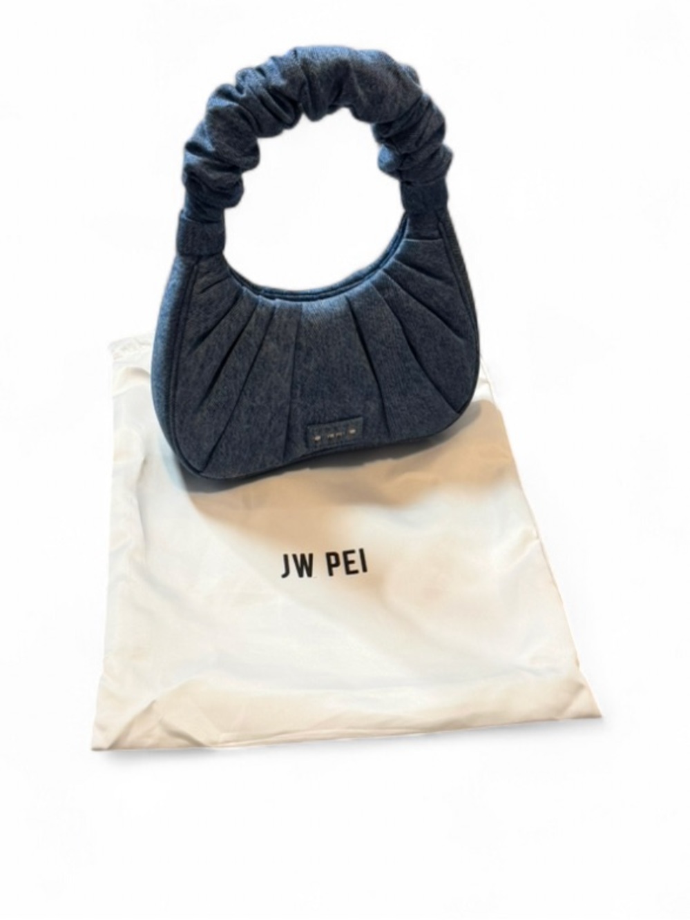 JW PEI Gabbi Ruched Denim Hobo Bag‎